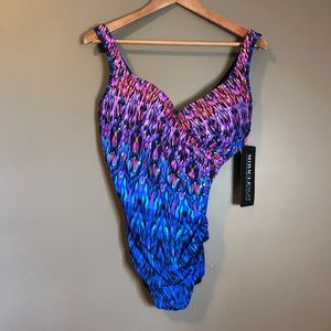 NWT! Miracle suit one piece bathing suit